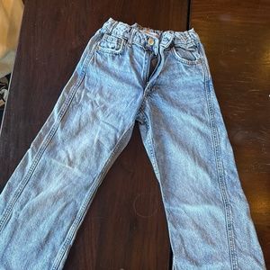 Zara girls size 9 wide leg jeans